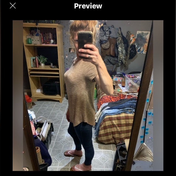 🎈24/7🎈BUY 1 GET 1 FREE ALL LISTINGS🎈Sparkly Flowy Top Sz M - Picture 10 of 16